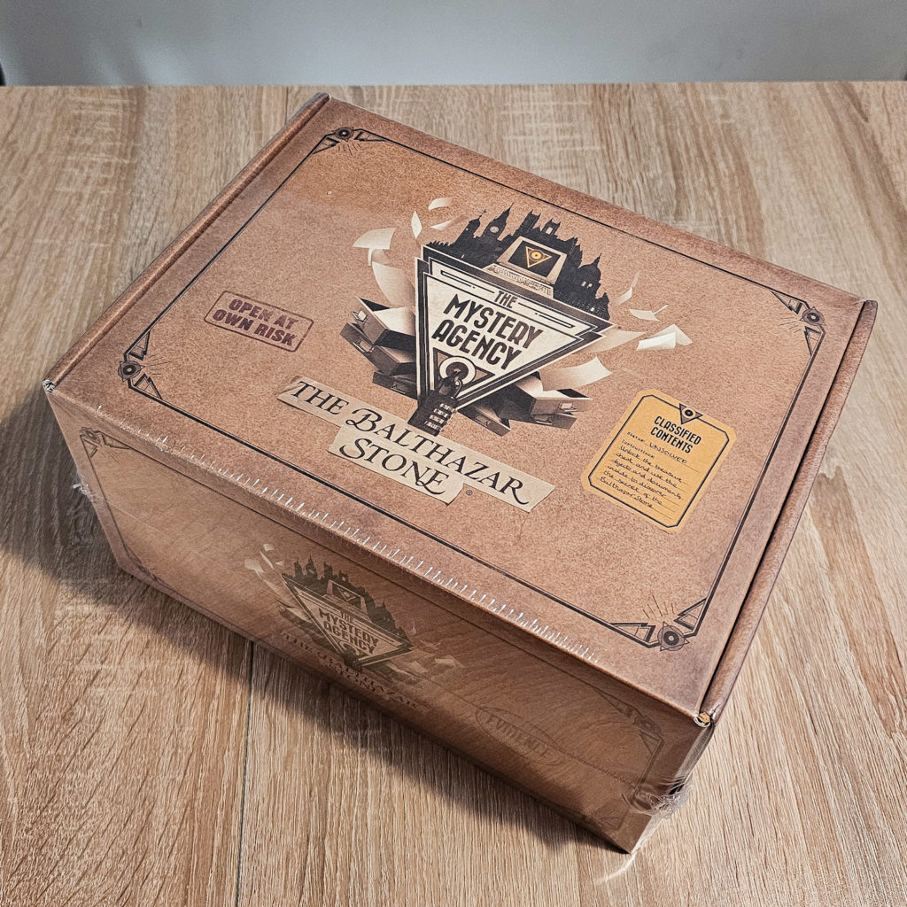 Mystery Agency box for the Baltazar Stone